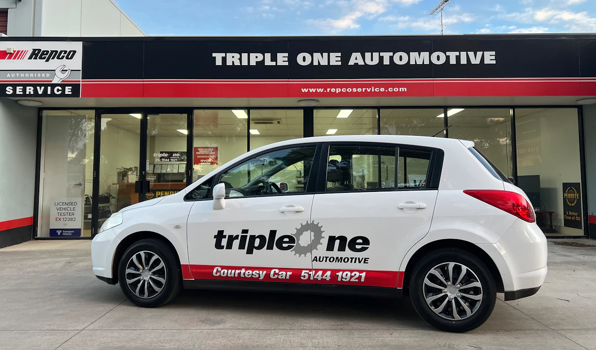 Sale Car Service Workshop with Courtesy Cars Triple One Automotive